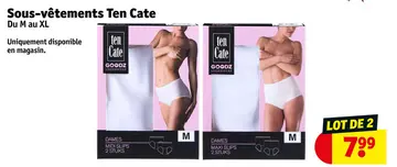 Offre: Sous-vetements Ten Cate