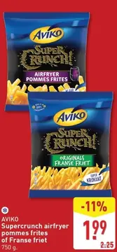 Aanbieding: Supercrunch airfryer pommes frites of Franse friet