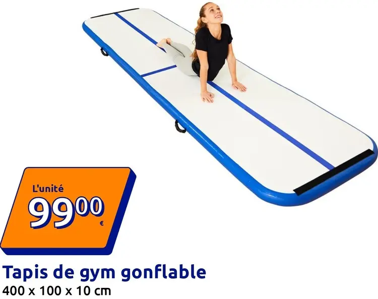 Offre: Tapis de gym gonflable