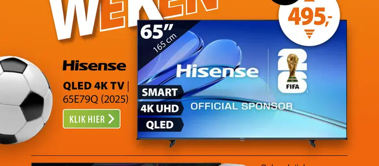 Aanbieding: Hisense QLED 65E79Q (2025)