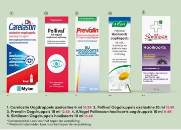 Aanbieding: Hooikoorts oogdruppels