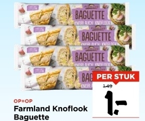 Aanbieding: Farmland Knoflook Baguette