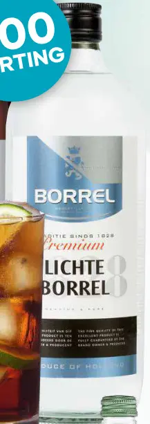 Aanbieding: Borrel Lichte Borrel