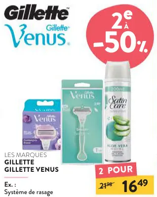 Offre: Système de rasage