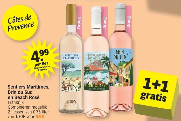 Promotie: Sentiers Maritimes, Brin du Sud en Beach Rosé