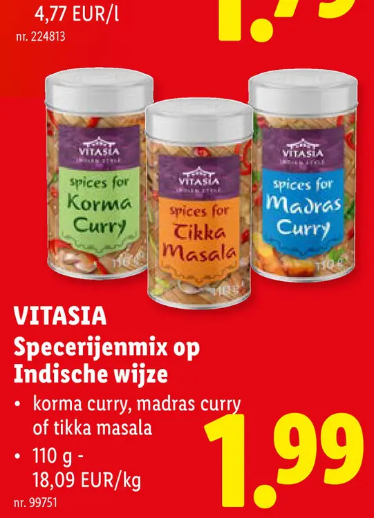 Promotie: Specerijenmix op Indische wijze
