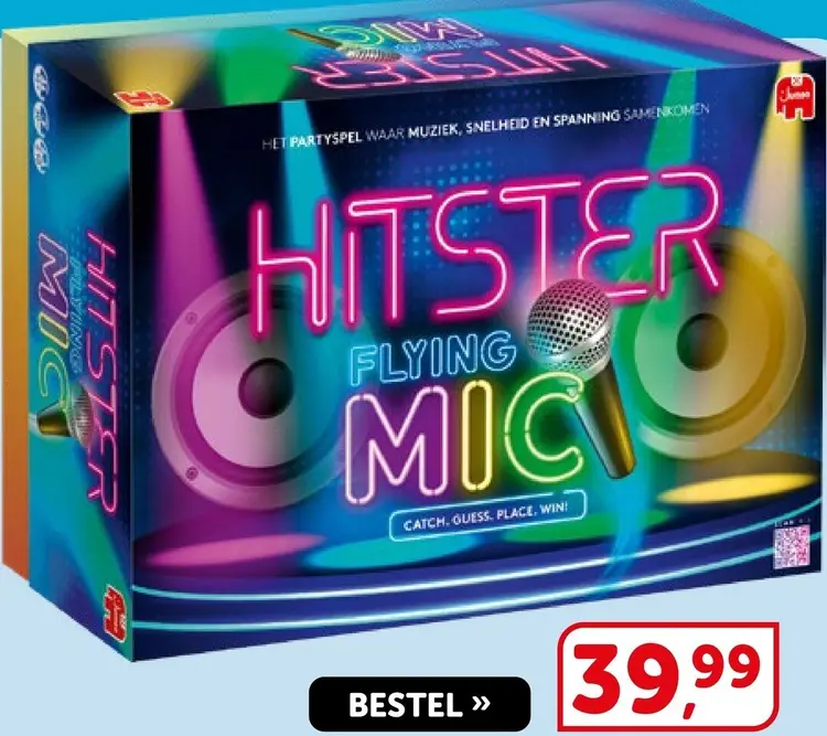 Aanbieding: Hitster Flying Mic