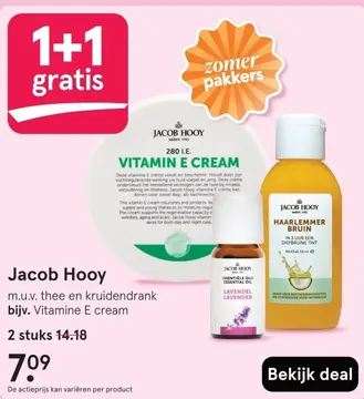 Aanbieding: Jacob Hooy m.u.v. thee en kruidendrank