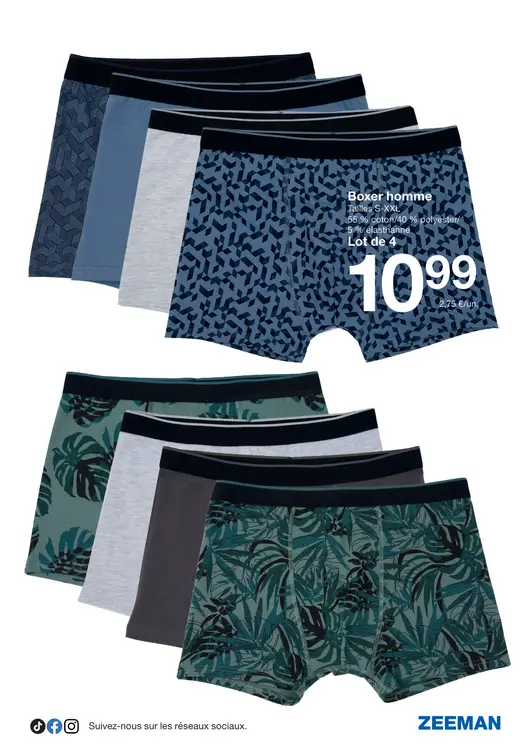 Offre: Boxer homme