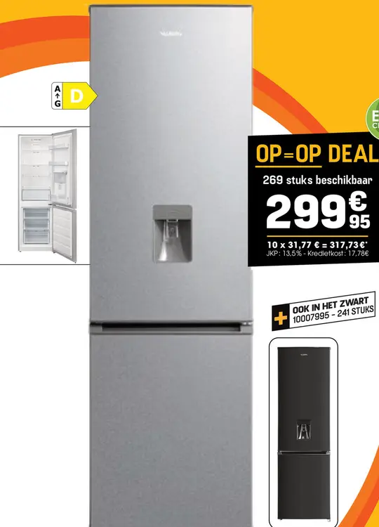 Promotie: Koel-vriescombinatie