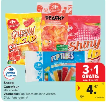 Aanbieding: Snoep Carrefour