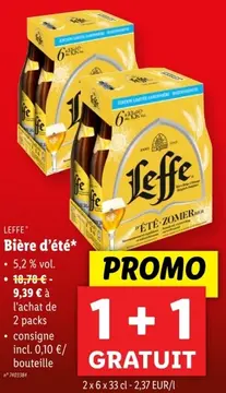 Offre: Bière d'été