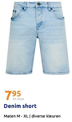 Promotie: Denim short