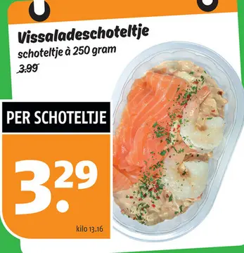 Aanbieding: Vissaladeschoteltje