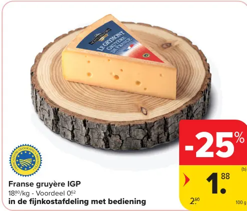 Promotie: Franse gruyère IGP