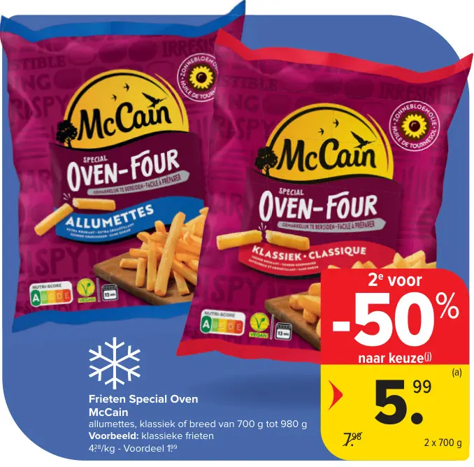 Promotie: Frieten Special Oven