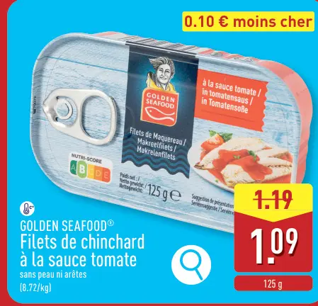 Offre: Filets de chinchard à la sauce tomate