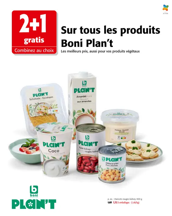 Offre: Sur tous les produits Boni Plan't