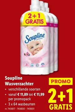 Aanbieding: Soupline Wasverzachter