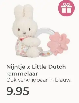 Aanbieding: Nijntje x Little Dutch rammelaar