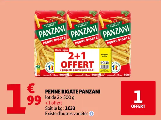 Promotie: Penne rigate