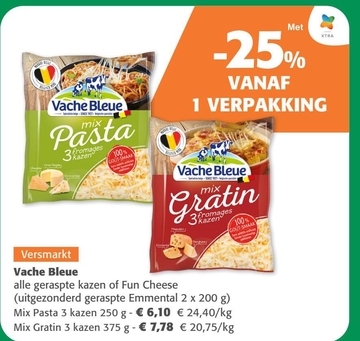 Aanbieding: Vache Bleue Mix Pasta 3 kazen