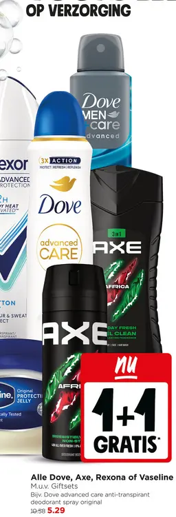 Aanbieding: Alle Dove, Axe, Rexona of Vaseline