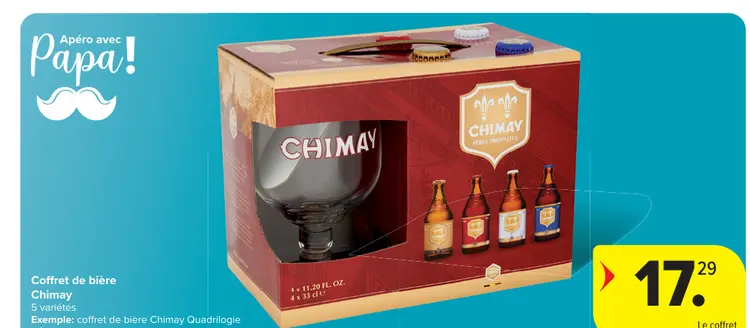 Offre: Coffret de bière Chimay