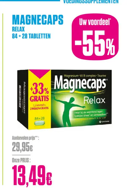 Promotie: Magnecaps relax