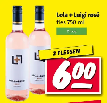 Aanbieding: Lola + Luigi rosé