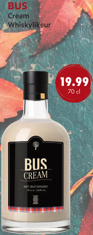 Aanbieding: Bus Cream Whiskylikeur