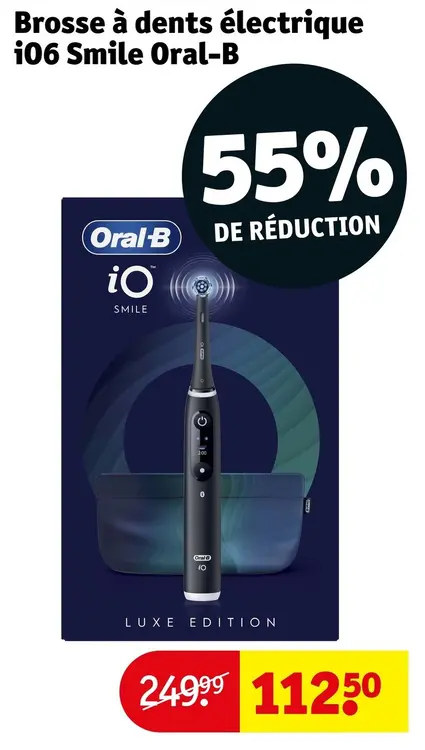 Offre: Brosse à dents électrique iO6 Smile