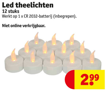 Aanbieding: Led theelichten