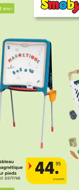 Offre: Tableau magnétique sur pieds