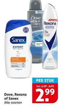 Aanbieding: Dove, Rexona of Sanex