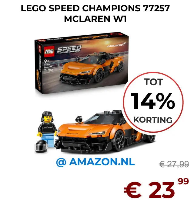 Aanbieding: Lego speed champions 77257 McLaren w1