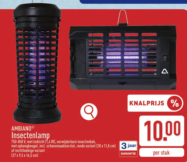 Promotie: Insectenlamp