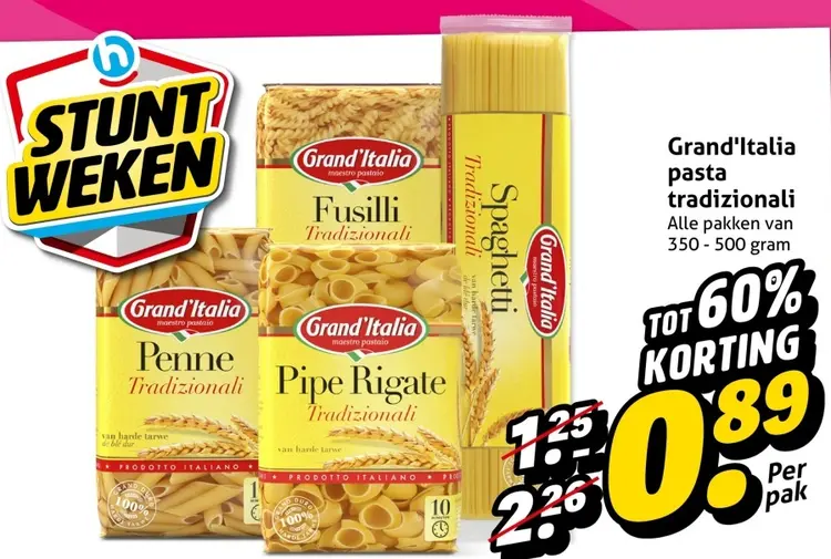 Aanbieding: pasta tradizionali