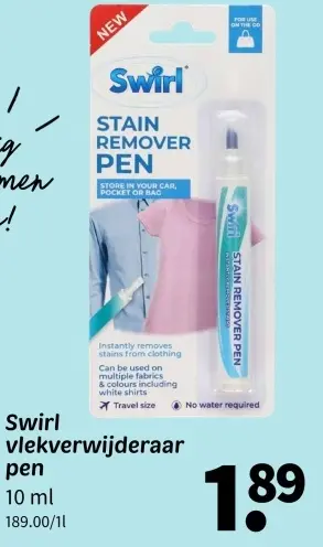 Aanbieding: Vlekverwijderaar pen