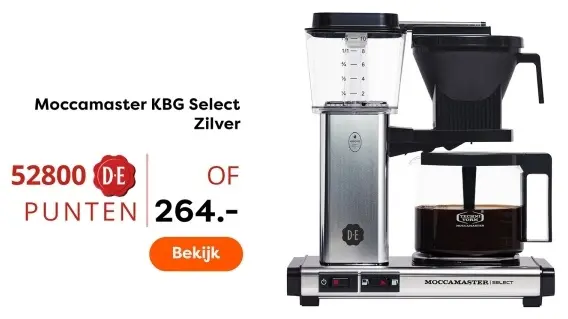 Aanbieding: Moccamaster KBG Select Zilver