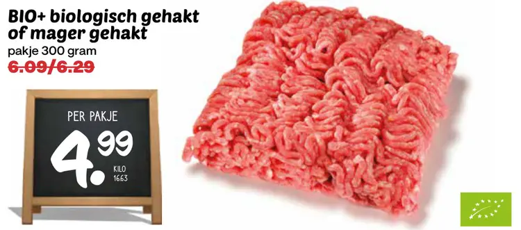Aanbieding: Biologisch gehakt of mager gehakt