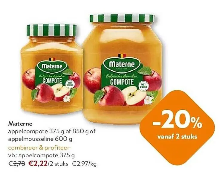 Promotie: appelcompote