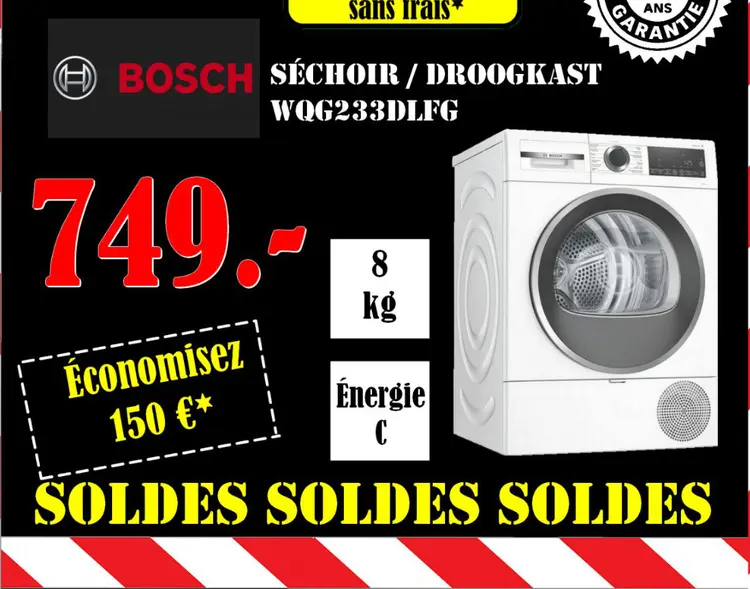 Offre: Séchoir / droogkast wqg233dlfg