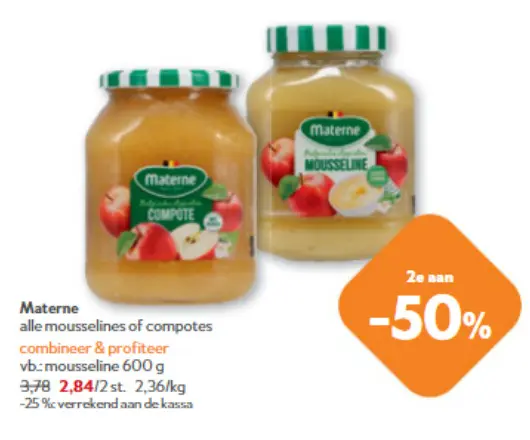 Promotie: Mousseline or Compote