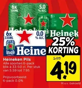 Aanbieding: Heineken Pils