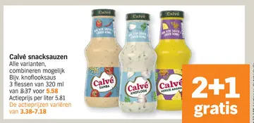 Aanbieding: Calvé snacksauzen