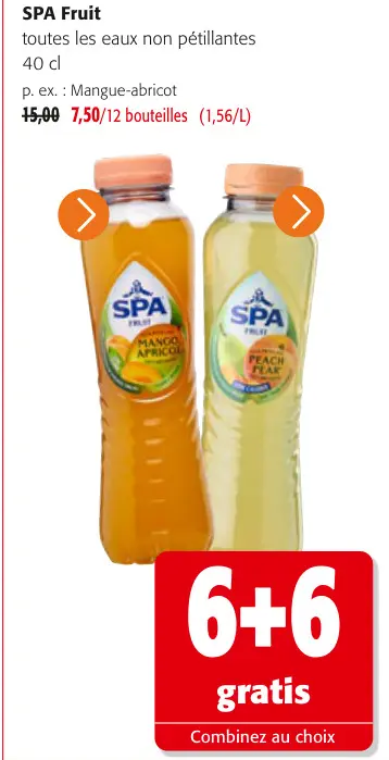 Offre: Toutes les eaux non pétillantes