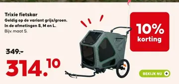 Aanbieding: Trixie fietskar