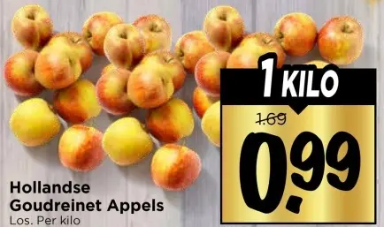 Aanbieding: Hollandse Goudreinet Appels