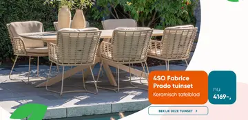 Aanbieding: 4SO Fabrice Prado tuinset